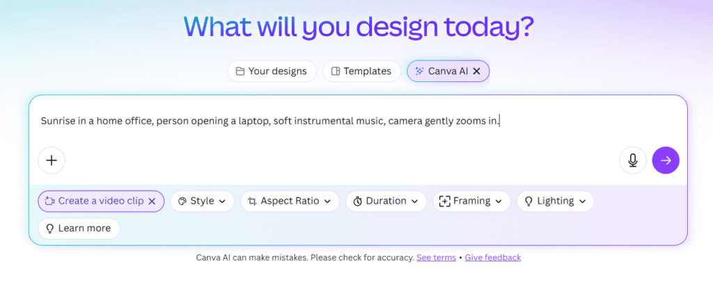 Add your video details