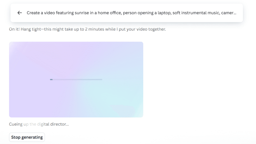 video creation process