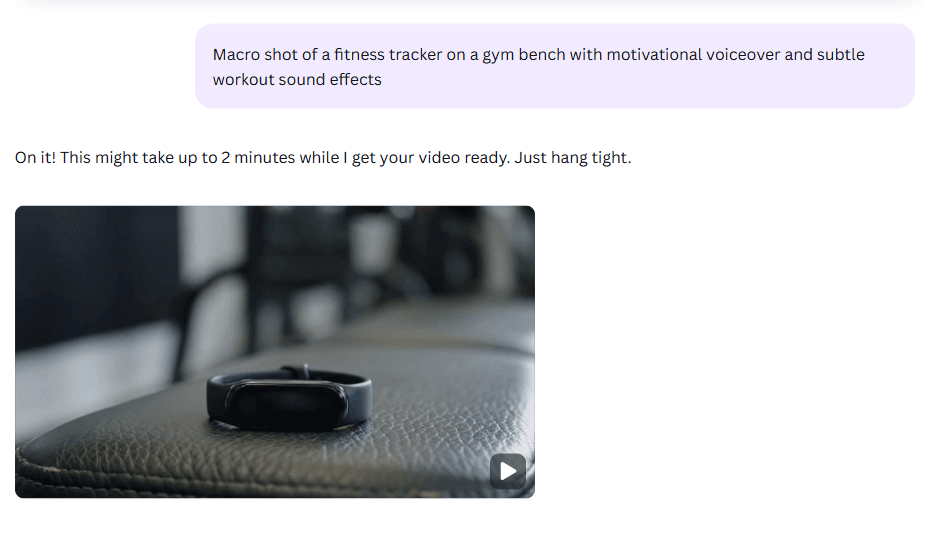 video example product highlight