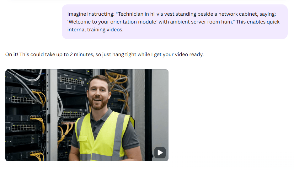 video example training videos